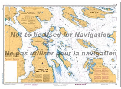 3441 - Haro Strait, Boundary Pass and Satellite Channel Nautical Chart. Canadian Hydrographic Service (CHS)'s exceptional nautical charts and navigational products help ensure the safe navigation of Canada's waterways. These charts are the 'road maps' tha