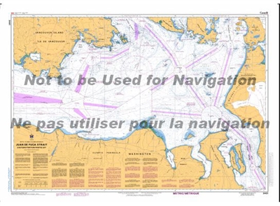 3461 - Juan de Fuca Strait - Eastern Portion Nautical Chart. Canadian Hydrographic Service (CHS)'s exceptional nautical charts and navigational products help ensure the safe navigation of Canada's waterways. These charts are the 'road maps' that guide mar
