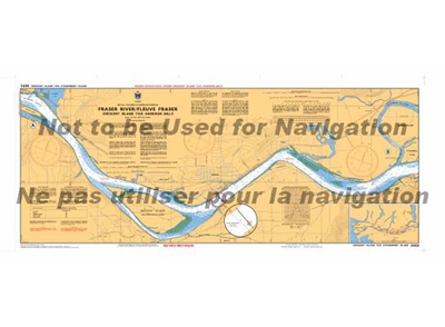 3488 - Fraser River, Crescent Island to Harrison Mills. Canadian Hydrographic Service (CHS)'s exceptional nautical charts and navigational products help ensure the safe navigation of Canada's waterways. These charts are the 'road maps' that guide mariners