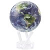 MOVA Globe Satellite with Clouds - 4.5 Inch. MOVA Globe recreates the earth's perpetual motion in space, on your desktop, or even in the palm of your hand. These globes float at a perfect point of balance between gravitational forces and the buoyant force