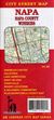Napa County Wineries street map. Road map of the entire Napa County. City insets for Saint Helena, Napa, Calistoga, Circle Oaks, Lake Berryessa Estates, American Canyon. Includes street index and points of interest.
