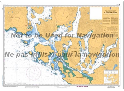 3673 - Clayoquot Sound, Tofino Inlet to Millar Channel Nautical Chart. Canadian Hydrographic Service (CHS)'s exceptional nautical charts and navigational products help ensure the safe navigation of Canada's waterways. These charts are the 'road maps' that