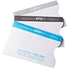 Bank & Credit Card RFID Protective Sleeves - Pack of 3. Protect your debit and credit cards with these RFID card sleeves. The radio frequency ID blocking technology helps shield against data theft from chips found on debit and credit cards. Use the sleeve