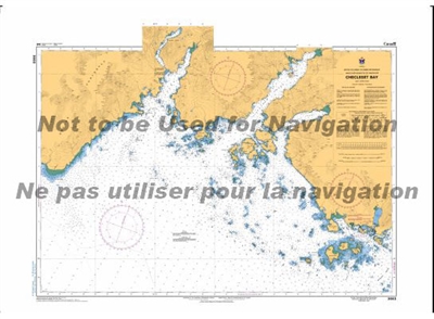 3683 Checleset Bay Nautical Chart. Canadian Hydrographic Service (CHS)'s exceptional nautical charts and navigational products help ensure the safe navigation of Canada's waterways. These charts are the 'road maps' that guide mariners safely from port to