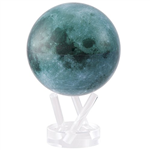 MOVA Globe of the MOON - 4.5 Inch. It may take the moon an entire month to transition from full coverage to full moon, but you can appreciate its alluring blue/grey color and dark craters any time with this exclusive MOVA Globe. It was created using