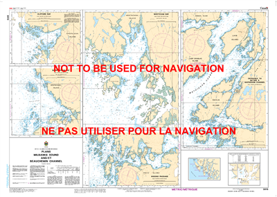 3910 - Milbanke Sound and Beauchemin Channel - Plans - Canadian Hydrographic Service (CHS)'s exceptional nautical charts and navigational products help ensure the safe navigation of Canada's waterways. These charts are the 'road maps' that guide mariners