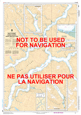 3974 - Dean Channel, Burk Channel and Bentinck Arms - Canadian Hydrographic Service (CHS)'s exceptional nautical charts and navigational products help ensure the safe navigation of Canada's waterways. These charts are the 'road maps' that guide mariners s