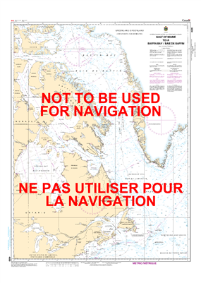 4000 - Gulf of Maine to Baffin Bay - Canadian Hydrographic Service (CHS)'s exceptional nautical charts and navigational products help ensure the safe navigation of Canada's waterways. These charts are the 'road maps' that guide mariners safely from port t