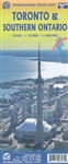 Toronto & Southern Ontario regional travel map. This is a tourist map, not a complete city map, so it concentrates on the city core from the waterfront to St. Clair and from High Park east to the Don Valley. Toronto is a huge urban area and it would be im