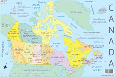 Canada Educational Map Set