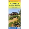 Canada's Maritime Provinces - Travel & Road Map. Double sided map of Canada's maritime provinces. Includes Nova Scotia, New Brunswick, and Prince Edward Island. Includes two inset maps of Halifax and Sydney.