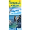 Newfoundland & Labrador Travel & Road Map. This is a double sided map with insets of St. John's and Conception Bay. Also includes the nearby French islands of St. Pierre et Miquelon.