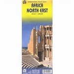 NE Africa Travel Map. This regional map covers a large area and offers detailed coverage of Libya and Egypt in the north, with Sudan and South Sudan, Ethiopia and Eritrea in the middle, Kenya and Uganda in the south, with a fair portion of Tanzania and Co