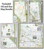 The Techskill Oil and Gas map bundle includes four maps. Item #422011 - Alberta NGL / LPG Map Item # 422012 Alberta Effluent / Crude Oil Map Item # 422014 - British Columbia Oil and Gas Map Item # 422015 - Saskatchewan Oil and Gas Map. Save 15%