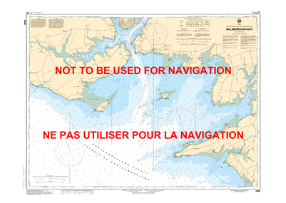 4466 - Hillsborough Bay - Canadian Hydrographic Service (CHS)'s exceptional nautical charts and navigational products help ensure the safe navigation of Canada's waterways. These charts are the 'road maps' that guide mariners safely from port to port. Wit
