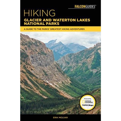 Hiking Glacier & Waterton Lakes National Parks Guide Book. This guide covers more than 850 miles of trails. Includes every trail in both parks and takes hikers to glistening glaciers, scenic lookouts, peaceful lakes and remote wilderness. Easy to follow i