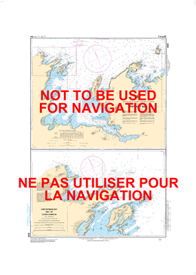 4509 - Pistolet Bay - Canadian Hydrographic Service (CHS)'s exceptional nautical charts and navigational products help ensure the safe navigation of Canada's waterways. These charts are the 'road maps' that guide mariners safely from port to port. With in