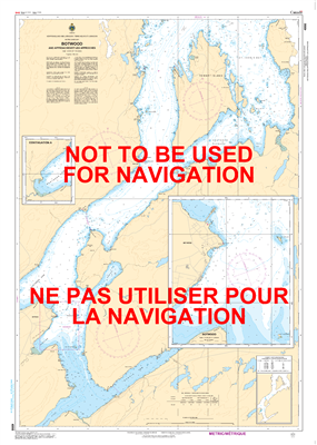4866 - Botwood and Approaches - Canadian Hydrographic Service (CHS)'s exceptional nautical charts and navigational products help ensure the safe navigation of Canada's waterways. These charts are the 'road maps' that guide mariners safely from port to por