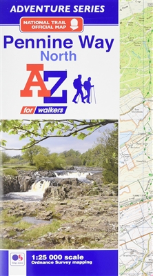 Pennine Way North Map features the northern half of the Pennine Way and covers the route from Kirk Yetholm in the Scottish Borders to Bowes in the North Pennines featuring 212 Km of the total route. It has 57 continuous maps and includes a route planner t