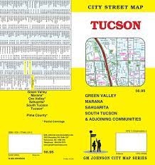 Tucson City Street map. This detailed street map offers great detail at a great price! Includes a handy index to quickly find the street you're looking for.