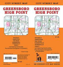 GREENSBORO HIGH POINT ROAD MAP