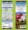 COLUMBUS CINCINNATI VICINITY MAP.  This map includes Bexley, Brice, Columbus *, Dublin *, Gahanna, Grandview Heights, Hilliard*, Marble Cliff, Minerva Park, New Albany *, New Rome, Reynoldsburg , Riverlea, Upper Arlington, Valleyview, Westerville, Whiteh