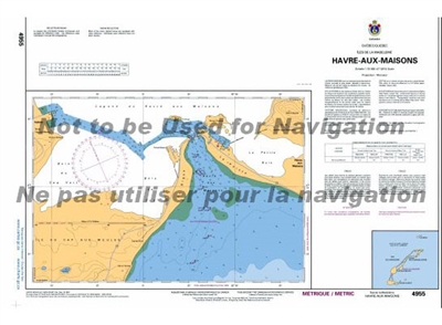 4955 - Havre-aux-Maisons Nautical Chart. Canadian Hydrographic Service (CHS)'s exceptional nautical charts and navigational products help ensure the safe navigation of Canada's waterways. These charts are the 'road maps' that guide mariners safely from po