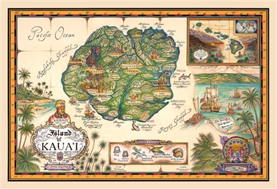 Island of Kauai Poster