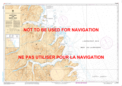 5058 - North Head to Murphy Head - Canadian Hydrographic Service (CHS)'s exceptional nautical charts and navigational products help ensure the safe navigation of Canada's waterways. These charts are the 'road maps' that guide mariners safely from port to