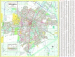 Winnipeg Detailed City wall map. This detailed wall map of Winnipeg shows detailed roads and will help you confidently move about in the city.. Includes all roads with a handy index map to quickly reference any road. Measures 42 Inches by 56 Inches.