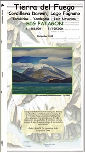 Torres del Paine National Park map. This Spanish language only map covers Torres del Paine, Puerto Natales and Sierra Baguales. This map is printed on waterproof material. Comes folded. Torres del Paine National Park, in Chiles Patagonia region, is known