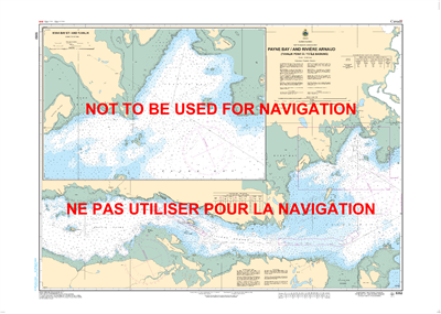 5352 - Payne Bay and River (Tuvalik Point to Basking Island) - Canadian Hydrographic Service (CHS)'s exceptional nautical charts and navigational products help ensure the safe navigation of Canada's waterways. These charts are the 'road maps' that guide m