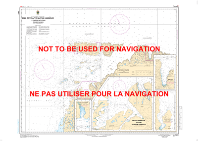 5412 - Erik Cove to Nuvuk Harbour including Digges Islands - Canadian Hydrographic Service (CHS)'s exceptional nautical charts and navigational products help ensure the safe navigation of Canada's waterways. These charts are the 'road maps' that guide mar