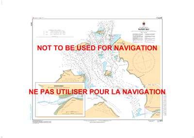 5414 - Rupert Bay - Canadian Hydrographic Service (CHS)'s exceptional nautical charts and navigational products help ensure the safe navigation of Canada's waterways. These charts are the 'road maps' that guide mariners safely from port to port. With incr