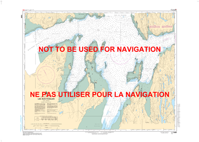 5469 - Lac aux Feuilles - Canadian Hydrographic Service (CHS)'s exceptional nautical charts and navigational products help ensure the safe navigation of Canada's waterways. These charts are the 'road maps' that guide mariners safely from port to port. Wit