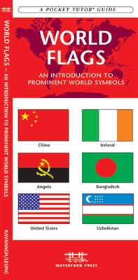 World Flags pocket guide. World Flags is a concise introduction to the flags, capitals and populations of 210 world countries and over 200 international symbols. Laminated for durability, this folding pocket guide is a great source of portable information