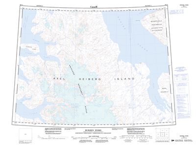 560A - BUKKEN FIORD - Topographic Map