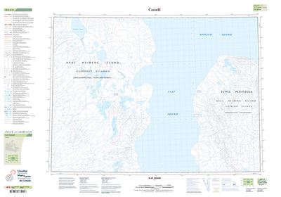 560A08 - FLAT SOUND - Topographic Map