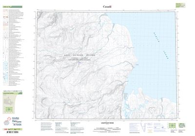 560A10 - LIGHTFOOT RIVER - Topographic Map