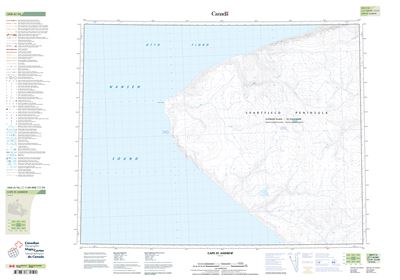 560A16 - CAPE ST. ANDREW - Topographic Map