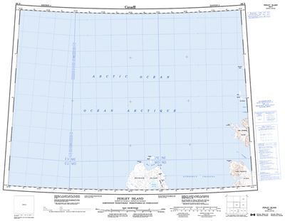 560B - PERLEY ISLAND - Topographic Map