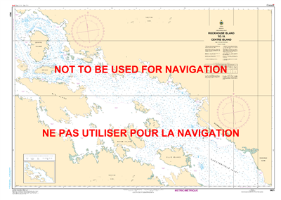 5621 - Rockhouse Island to Centre Island - Canadian Hydrographic Service (CHS)'s exceptional nautical charts and navigational products help ensure the safe navigation of Canada's waterways. These charts are the 'road maps' that guide mariners safely from