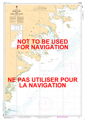 5631 - Eskimo Point to Dunne Foxe Island - Canadian Hydrographic Service (CHS)'s exceptional nautical charts and navigational products help ensure the safe navigation of Canada's waterways. These charts are the 'road maps' that guide mariners safely from