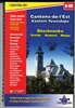 Cantons-de-l'Est Eastern Townships Road Atlas. Handy atlas, coil bound with surrounding areas.