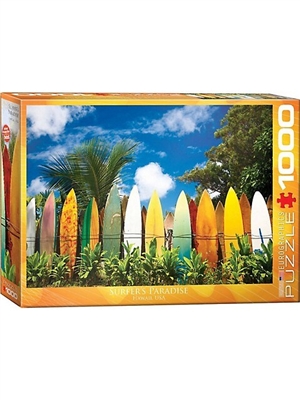 HAWAII SURFERS PARADISE - PUZZLE - 1000 PC.  High quality puzzle of Hawaii, USA.