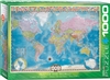 World Map Flags Puzzle 1000 Pieces. Finished size 19.25" x 26.5". A beautifully rendered map of the world including comprehensive data on population and area plus political and geological features, plus country flags. Strong high-quality puzzle pieces. Ma