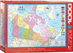 Map of Canada Puzzle 1000 Pieces