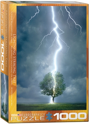 Lightning Striking Tree Puzzle 1000 Pieces