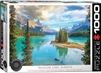 MALIGNE LAKE - PUZZLE - 1000 PC.  High quality of Maligne Lake in Alberta.