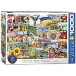 GLOBETROTTER UKRAINE - PUZZLE - 1000 PIECE.  High quality puzzle from Eurographics.
